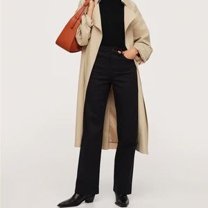 NEW MANGO Straight cotton pants